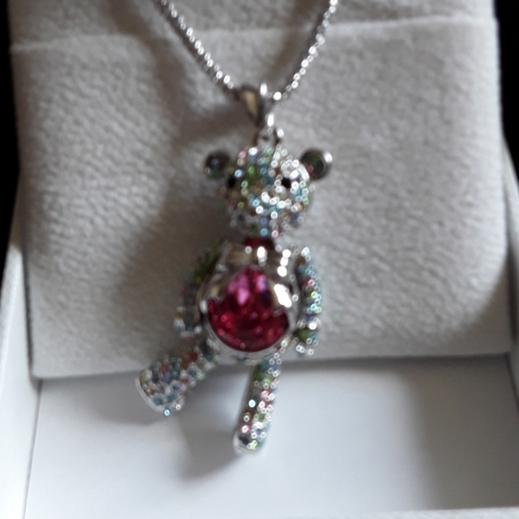 TEDDY BEAR PENDANT NECKLACE - Picture 7 of 8